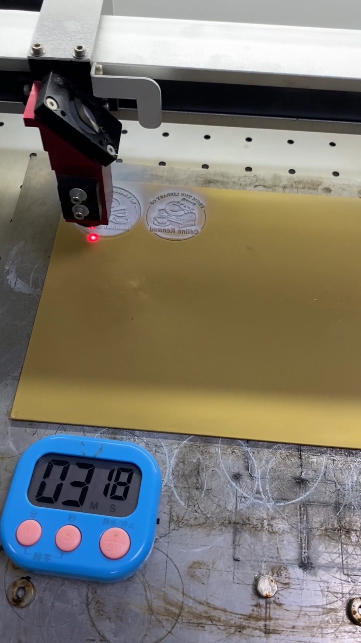 Matched POM embosser die components completed during the DF60D test