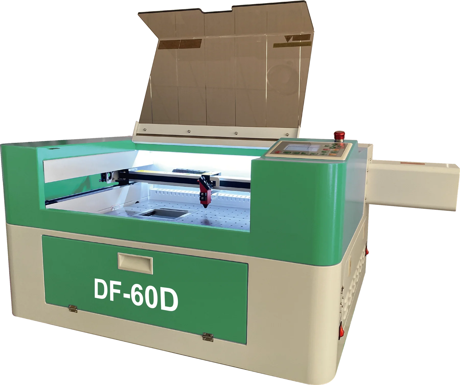 DF60D CO2 laser machine for embosser die and stamp production